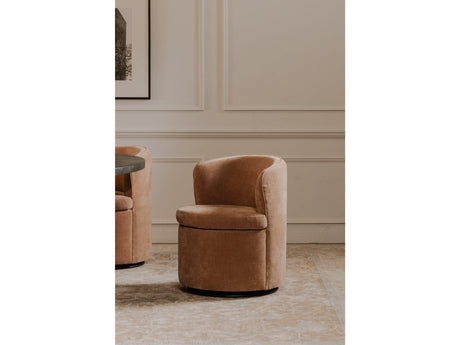 Dane Heritage Pink Swivel Dining Chair - Ornate Home