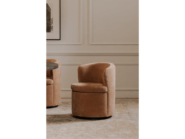 Dane Heritage Pink Swivel Dining Chair - Ornate Home