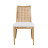 Dane Natural Cane Back Chair (Set of 2) - Ornate Home