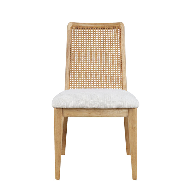 Dane Natural Cane Back Chair (Set of 2) - Ornate Home