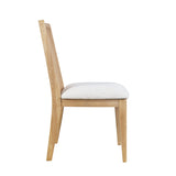 Dane Natural Cane Back Chair (Set of 2) - Ornate Home