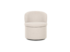 Dane Oatmeal Swivel Dining Chair - Ornate Home