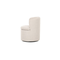Dane Oatmeal Swivel Dining Chair - Ornate Home