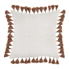 Dane Penny Brown 22"x22" Throw Pillow (Set of 2) - Ornate Home