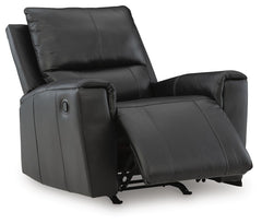 Danemere Black Recliner - Ornate Home