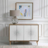 Dani White 4 Door Cabinet - Ornate Home