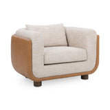 Dania Latte Accent Chair - Ornate Home