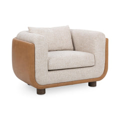 Dania Latte Accent Chair - Ornate Home
