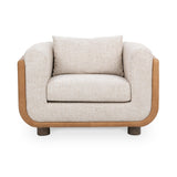 Dania Latte Accent Chair - Ornate Home