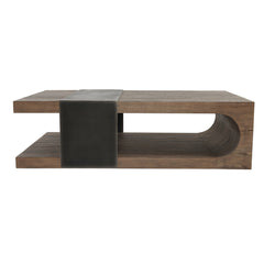 Danica Café Brown Coffee Table - Ornate Home