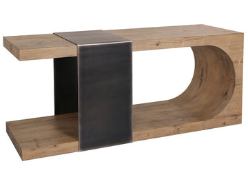 Danica Cafe Brown Console Table - Ornate Home