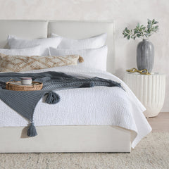 Danica White Quilt - Ornate Home