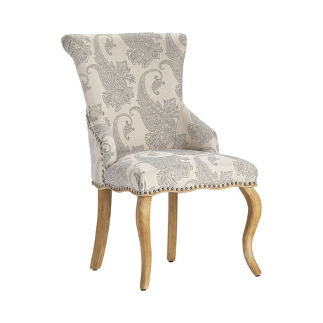 Danielle Gray/Brown Accent Chair - Ornate Home