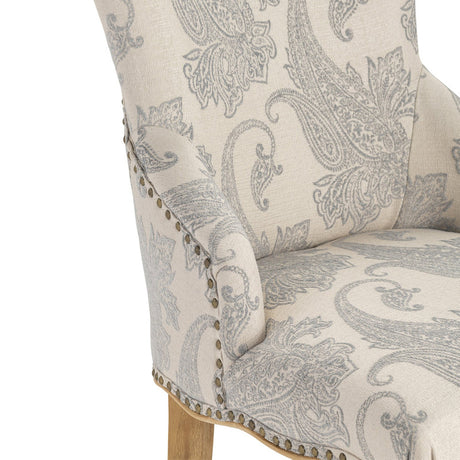 Danielle Gray/Brown Accent Chair - Ornate Home