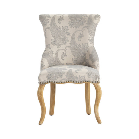 Danielle Gray/Brown Accent Chair - Ornate Home