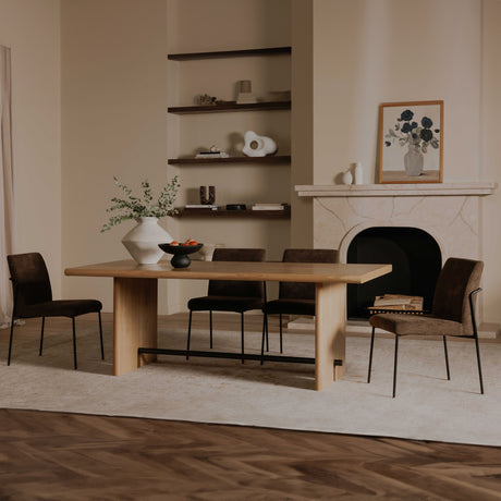 Danny Dark Brown Dining Chair (Set of 2) - Ornate Home