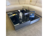 Danny Dark Gray Square Coffee Table - Ornate Home