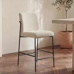Danny Ivory Counter Stool - Ornate Home
