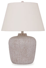 Danry Distressed Cream Table Lamp (Set of 2) (Online Special Price) - Ornate Home