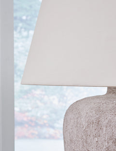Danry Distressed Cream Table Lamp (Set of 2) - Ornate Home