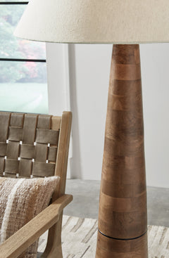 Danset Brown Floor Lamp - Ornate Home