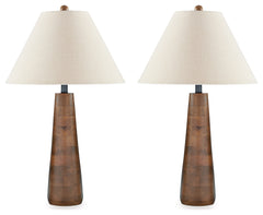 Danset Brown Table Lamp (Set of 2) - Ornate Home