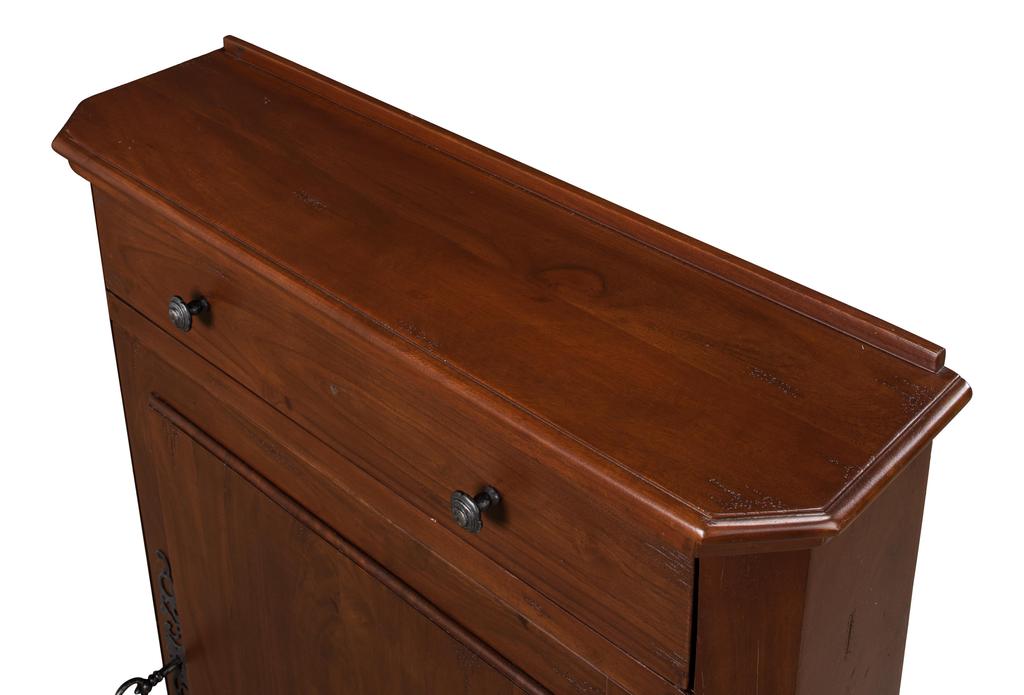 Dante Brown Hall Cabinet - Ornate Home