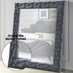 Dante Gray Accent Floor Mirror - Ornate Home