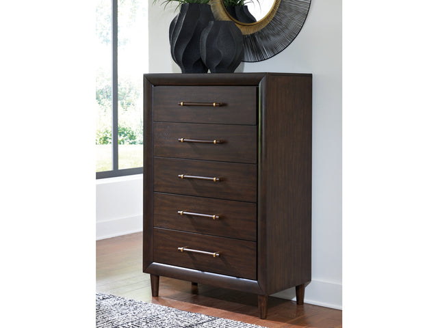 Dantenton Merlot Chest of Drawers (Online Special Price) - Ornate Home