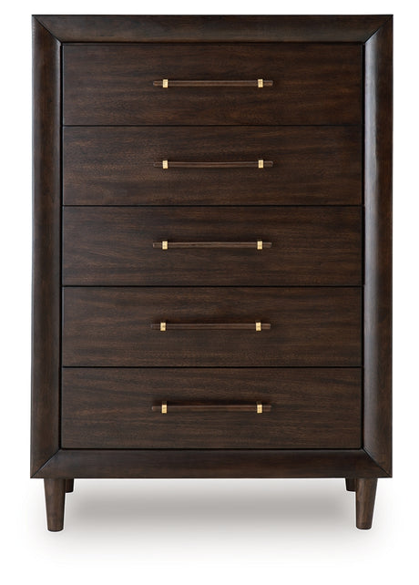 Dantenton Merlot Chest of Drawers - Ornate Home