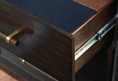 Dantenton Merlot Dresser and Mirror - Ornate Home