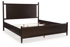 Dantenton Merlot Queen Panel Bed, Dresser and Mirror - Ornate Home