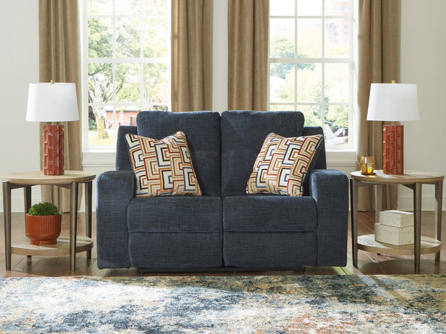 Danum Ink Reclining Loveseat - Ornate Home