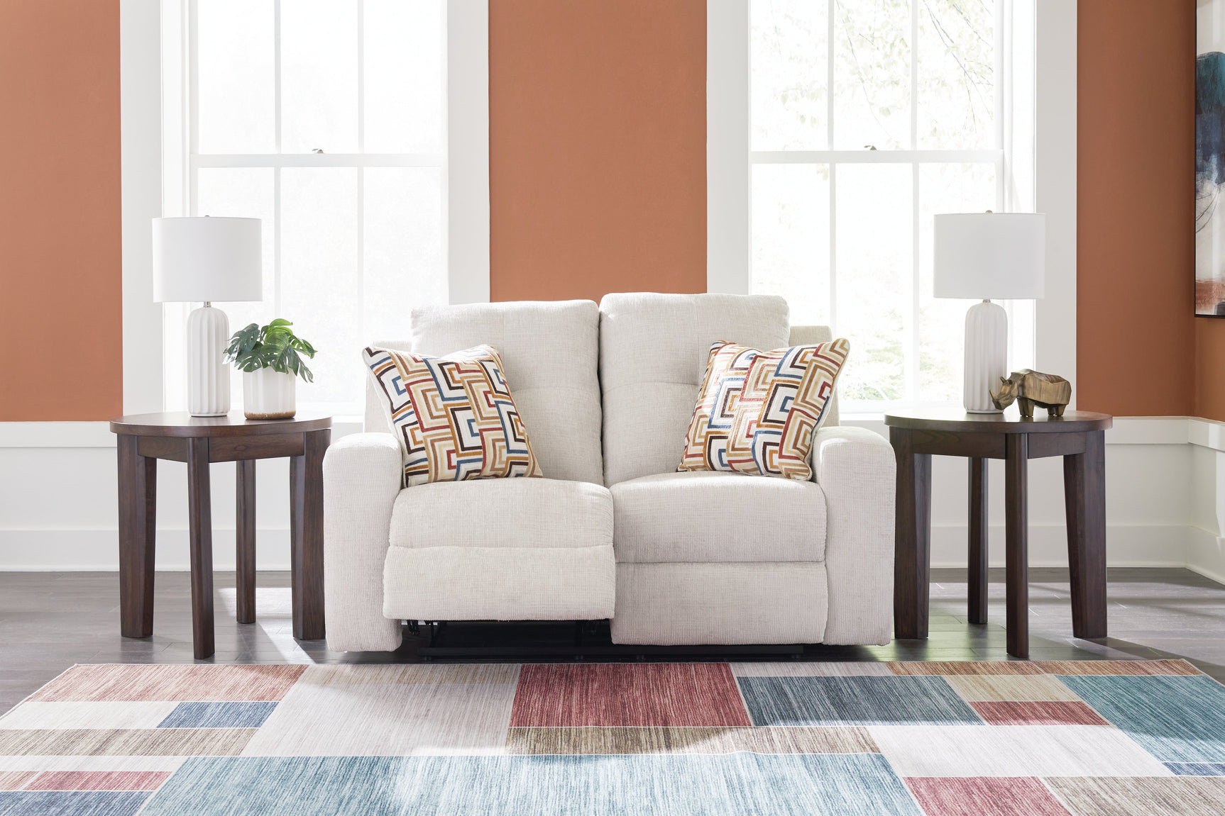 Danum Stone Reclining Loveseat (Online Special Price) - Ornate Home