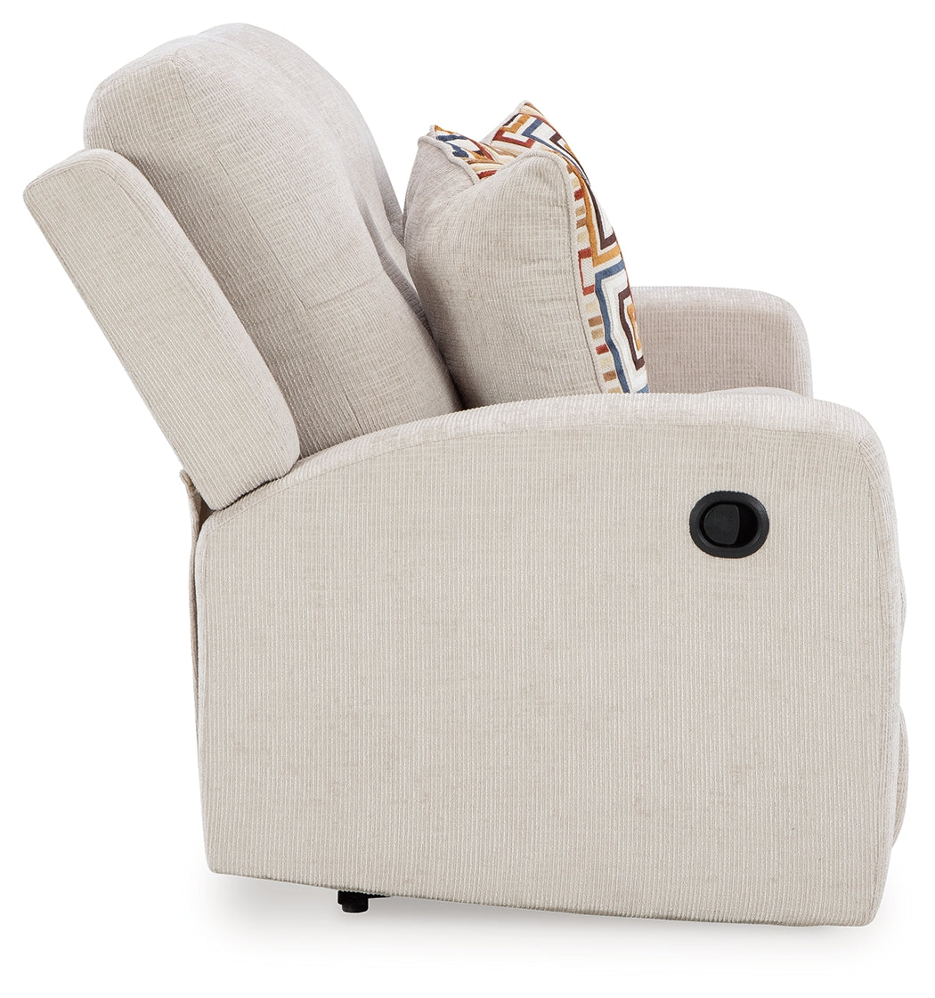 Danum Stone Reclining Loveseat - Ornate Home