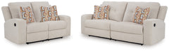 Danum Stone Reclining Sofa and Loveseat - Ornate Home