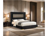Danvers Black E.King Bed - Ornate Home