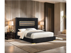 Danvers Black Queen Bed - Ornate Home