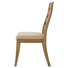 Danvers Brown Oak / Beige Side Chair (Set of 2) - Ornate Home