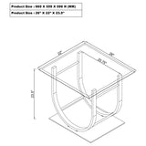 Danville Chrome 3-piece Glass Top Coffee and End Table Set - Ornate Home