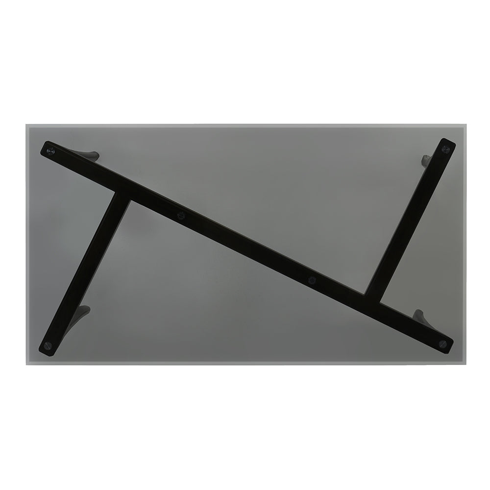 Danzel Glass Top/Vintage Oak Dining Table - Ornate Home