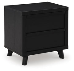 Danziar Black Dresser, Chest and Nightstand - Ornate Home