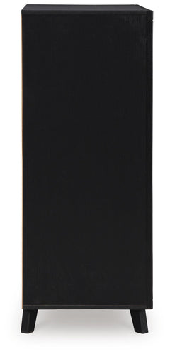 Danziar Black Dresser, Chest and Nightstand - Ornate Home