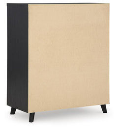 Danziar Black Dresser, Chest and Nightstand - Ornate Home