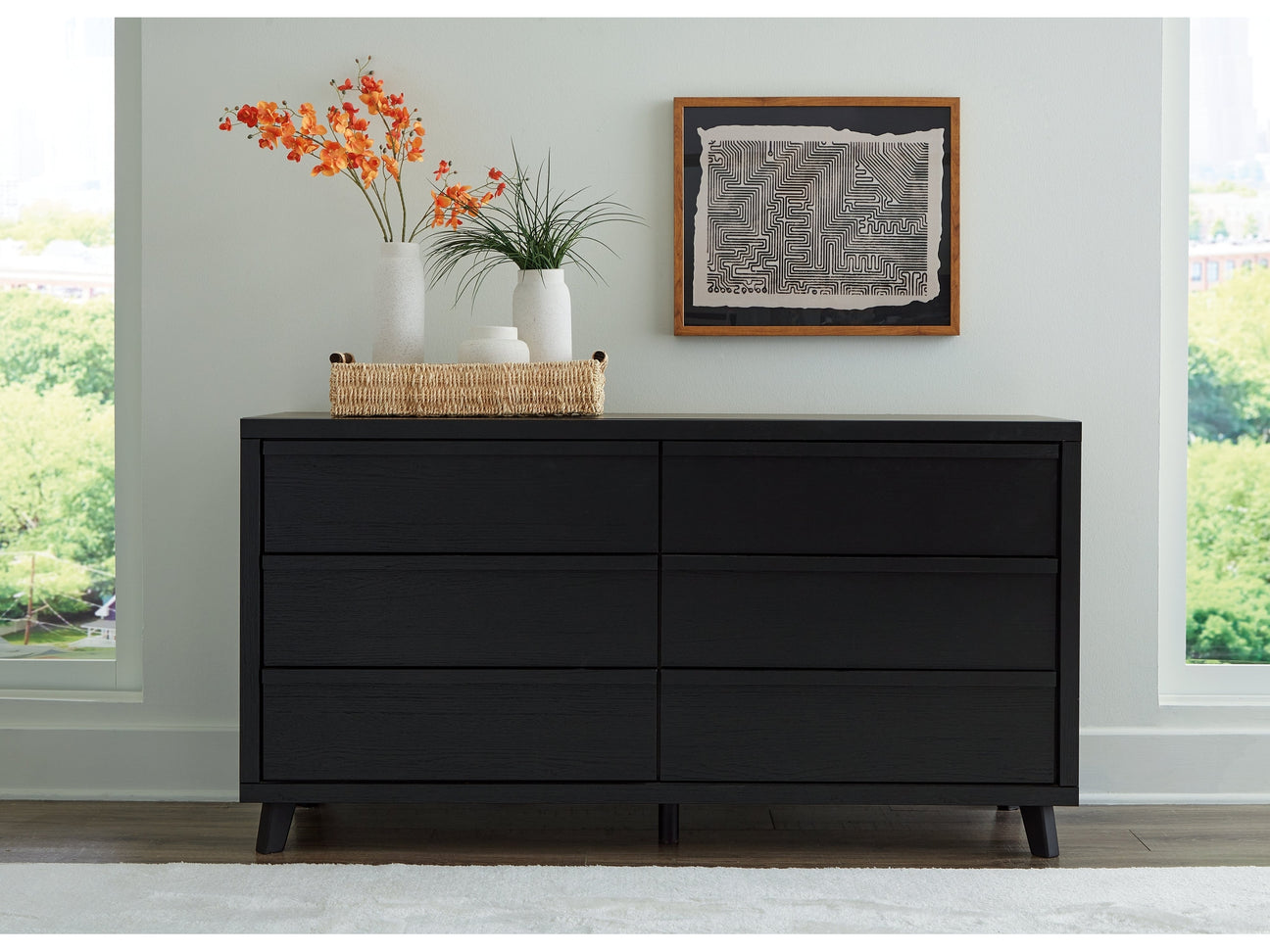 Danziar Black Dresser - Ornate Home