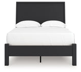 Danziar Black Full Panel Bed, Dresser and Mirror (Online Special Price) - Ornate Home
