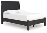 Danziar Black Full Panel Bed, Dresser and Mirror (Online Special Price) - Ornate Home