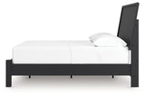 Danziar Black Full Panel Bed, Dresser and Mirror (Online Special Price) - Ornate Home