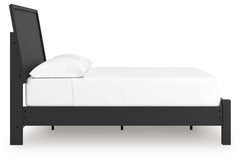 Danziar Black Full Panel Bed, Dresser and Mirror - Ornate Home