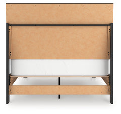 Danziar Black Full Panel Bed, Dresser and Mirror - Ornate Home